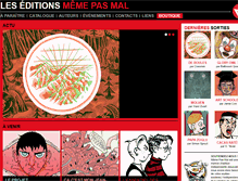 Tablet Screenshot of meme-pas-mal.fr